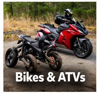 Bikes and ATVs